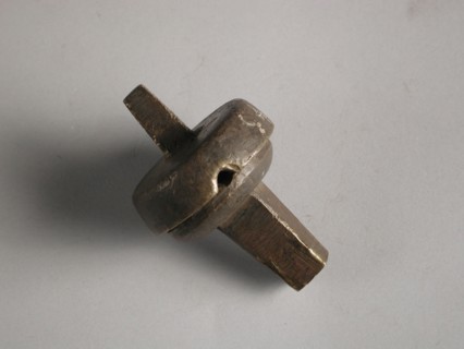 Two-piece bronze mold for ring, mold casting tool tools base metal bronze h 6.8, die cast twisted Two-piece bronze mold