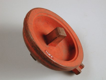 Two-piece bronze mold for dish, cast molding tool tools base metal bronze, cast twisted Two-piece bronze mold for casting dish