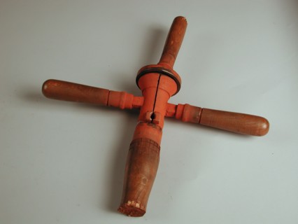 Four-piece bronze mold for candlestick, mold casting tool tools base metal bronze, cast turned Four-piece bronze mold