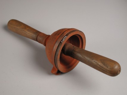 Two-piece bronze mold for bowl, cast molding tool tools base metal bronze iron wood, cast twisted Two-piece bronze mold