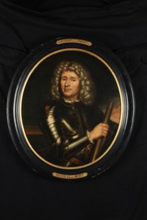 Pieter van der Werff, Oval portrait of Willem Bastiaensz. Schepers, portrait painting visual material linen oil painting, Oval