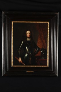 Constantijn Netscher, Portrait of Stadholder Willem III (1650-1702), portrait painting material linen oil painting, Standing