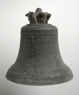Hans Frei, Bronze bell from the Oudemannenhuis, bell clock clock sound medium bronze iron, approximately 100 kg cast Clock built