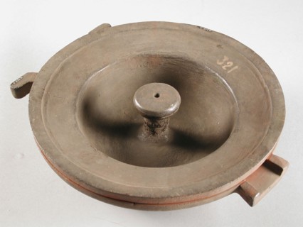 Two-piece bronze mold for deep plate, mold casting tool tools base metal bronze, cast Two-piece bronze mold for casting deep