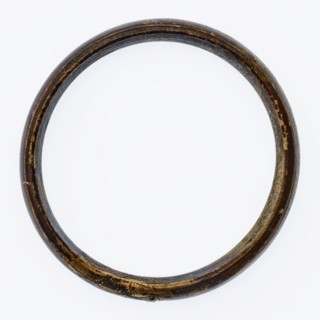 Thin, copper ring, ring part? ornament? clothing accessory? clothing? soil find copper brass metal, Thin copper ring. brass