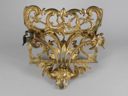 Johannes Specht I, Brass chancellor with gilding remnants, lectern standard furniture interior design copper metal h 45.0 w. 55.