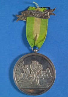 G. Loos, Compensation medal of the Zuid-Hollandsche Maatschappij tot Redding van Schipbreukelingen in Rotterdam, founded in 1824