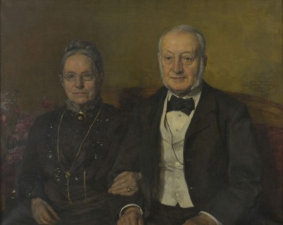 Willem Bastiaan Tholen, Double portrait Ludwig August Eberhardt Suermondt (1834-1925) and Hendrika Adriana Kolff, 1835-1927