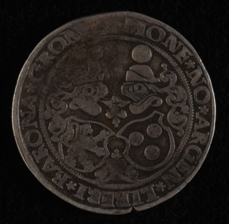 Half daalder, Gronsveld, z.j., half daalder coin money swap silver, BARO. IN GRONSFELDT, Jan Count of Bronckhorst baron van