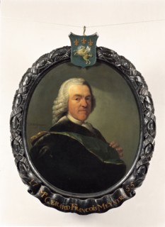 Dionys van Nijmegen, Portrait of Gerard François Meyners (1711-1790), administrator of the VOC between 1755 and 1790, portrait