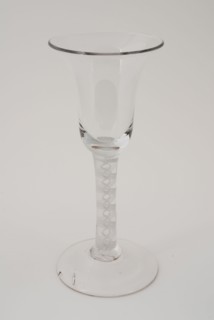 Chalice, pendulum glass, wine glass drinking glass drinking utensils tableware holder glass lead glass, gram free blown