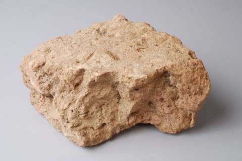 Earthenware brick, mixed shard, from the waste pit of Rotterdam pipe making, cloister wall brick building material earth