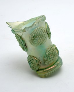 Fragment drinking glass, roemer with blackberry buds, roemer wineglass drinking glass drinking utensils tableware holder soil