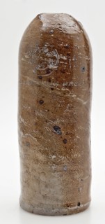 Stoneware mineral water pitcher, cylindrical with round shoulder, sausage ear and short neck, mineral water pitcher jar product