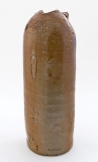 Stoneware mineral pitcher, cylindrical with round shoulder, sausage ear and short neck, mineral water pitcher jar product