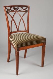 Eggshade Louis Seize chair, chair furniture furniture interior design wood elmwood velvet, Elders Louis Seize chair with curved