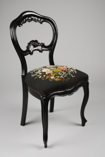 Fa. Johann Diedrich Schmidt & Co. en Cord Heinrich Schmidt, Straight neo-rococo chair, straight-seat chair furniture furniture