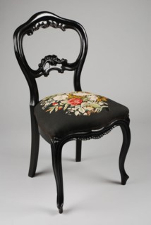Fa. Johann Diedrich Schmidt & Co. en Cord Heinrich Schmidt, Straight neo-rococo chair, straight-seat chair furniture furniture