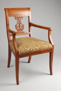 Egret Empire armchair, armchair chair seating furniture interior design wood elm wood velor copper, Green velvet upholstery