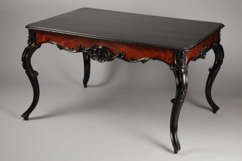 Fa. Johann Diedrich Schmidt & Co. en Cord Heinrich Schmidt, Neo-rococo dining table, dining table table furniture interior