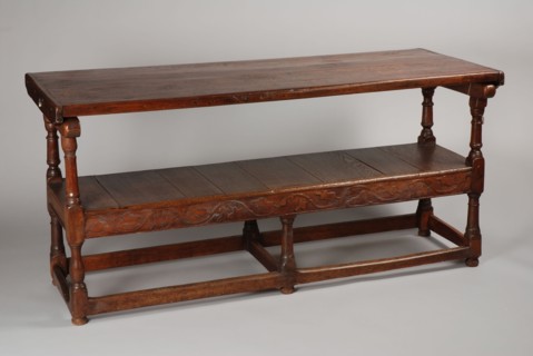 English oak table bench, table bench furniture furniture interior design oak wood h 81.0, By placing the table top upright