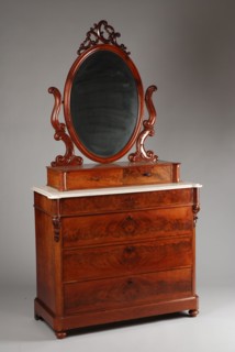 Mahogany neo-rococo chest of drawers, chest of drawers chest of drawers cupboard dressing table furniture interior design wood