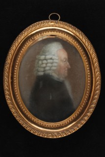 Johannes Anspach, Oval pastel portrait, representing Jean Bichon, Lord of East and West IJsselmonde, died September 20, 1801