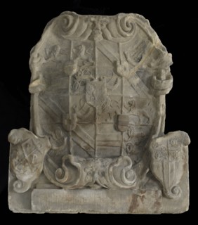 Sandstone facing brick of the ammunition house of the Admiralty, facing stone sculpture sculpture building component sandstone