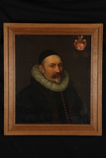 Rotterdamse portrettist, Portrait of Willem Jansz. From Melissant, portrait painting visual material linen oil painting canvas