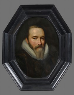 copy after: Michiel Jansz. van, Portrait of Johan van Oldenbarnevelt, portrait painting footage copper oil painting copper