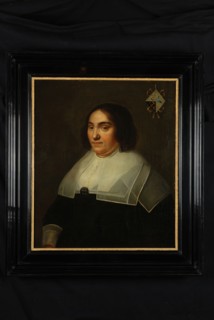 copy after: Michiel Jansz. van, Portrait of Maria van Reigersberch, portrait painting footage linen oil painting, Standing