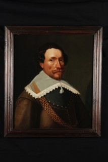 copy after: engraving of A. Blotelingh, Portrait of Witte Cornelisz. De With (1599-1658), portrait painting footage wood oil