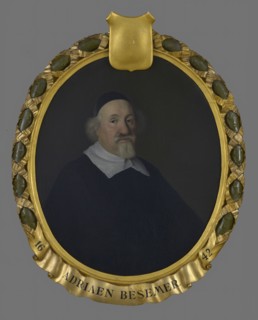 Pieter van der Werff, Portrait of Adriaen Lenertsz. Besemer (1584-1657), portrait painting footage linen oil painting, Oval