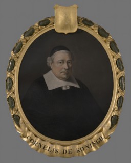 Pieter van der Werff, Portrait of Cornelis de Koninck (ca. 1600-1658), portrait painting visual material linen oil painting