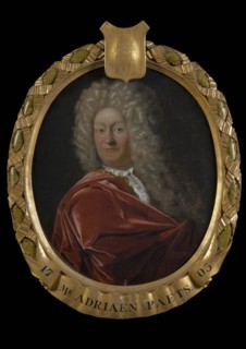 Pieter van der Werff, Portrait of Adriaen Paets II (1657-1712), governor between 1703 and 1712, portrait painting visual