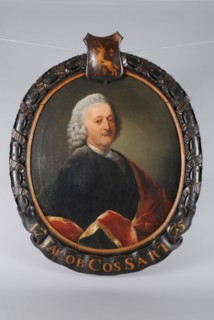 Dionys van Nijmegen, Portrait of Jacob Jansz. Cossart (1713-1780), director of the VOC between 1775 and 1780, portrait painting