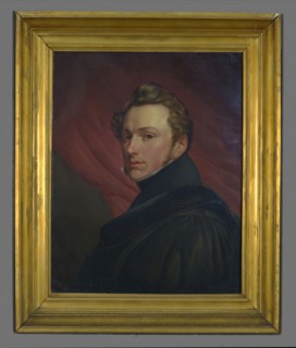 Nicolaus Montauban van Swijndregt, Portrait of Nicolaus Montauban van Swijndregt, self-portrait, self-portrait portrait painting