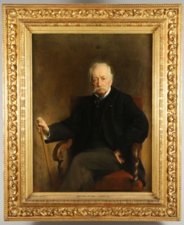 Pieter de Josselin de Jong, Portrait of Charles Rochussen (1814-1894), portrait painting visual material linen oil paint