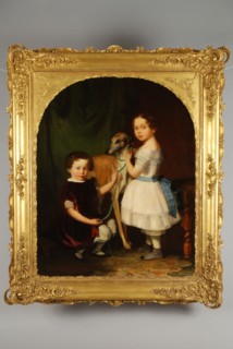 Jacob Spoel, Portrait of Anthony and Hillegonda Cornelia Suermondt, group portrait portrait painting material linen oil painting
