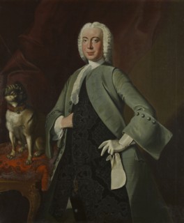 R. Harvie, Portrait of probably Cornelis van Rijckevorsel (1705-1777), portrait painting footage linen oil, Standing rectangular