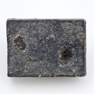 Rectangular slice or disk lead, possible playing stone or playing disc, disc soil find lead metal, gram cast Rectangular flat