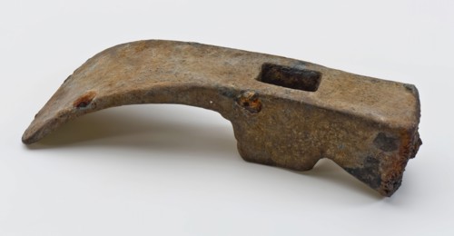 Kuipers drawbar with wide drawbar and heavy hammer rear, coopers drawbar drawbar tool equipment ground find iron metal, forged