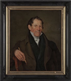 Cornelis Bakker?, Portrait of Cornelis Bakker, Self-portrait (1771-1849), self-portrait? portrait painting visual material linen