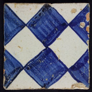 Ornament tile, light blue on gray, with brushed check pattern, as checkerplate, large windows, floor tile tile sculpture ceramic