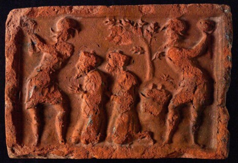Hearthstone, from Antwerp Belgium, with narrow frame, the history of Susanna, hearth stone fireplace part ceramic brick 10.5