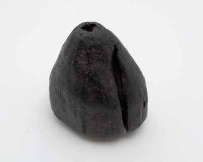 Wooden swivel, inverted conical shape, cylindrical upper edge, zweeptol toll toy relaxant soil find wood, sawn cut Wood toll