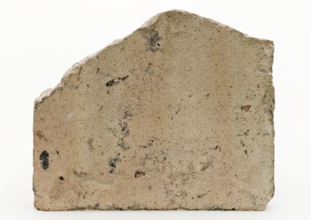 Tile, unglazed, semi-finished, wall tile tile visualization soil find semi-finished ceramic earthenware, in form made baked Tile