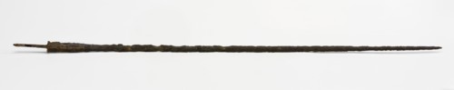 Blade of ornamental sword from the seventeenth century, ornamental sword sword weapon weapon soil found iron metal, archeology