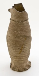 Fragment stoneware Jug or jacobakan, bottom neck profiled edge, Jug or jacobakan jug crockery holder soil find ceramic stoneware