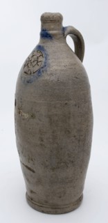 Stoneware mineral water bottle on stand, arched model, stamped mark, mineral pitcher pitcher pitcher product packaging container